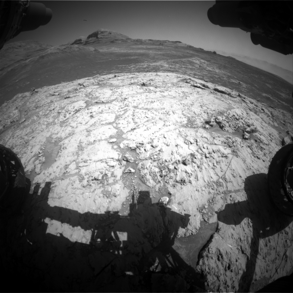 Nasa's Mars rover Curiosity acquired this image using its Front Hazard Avoidance Camera (Front Hazcam) on Sol 3137, at drive 804, site number 88