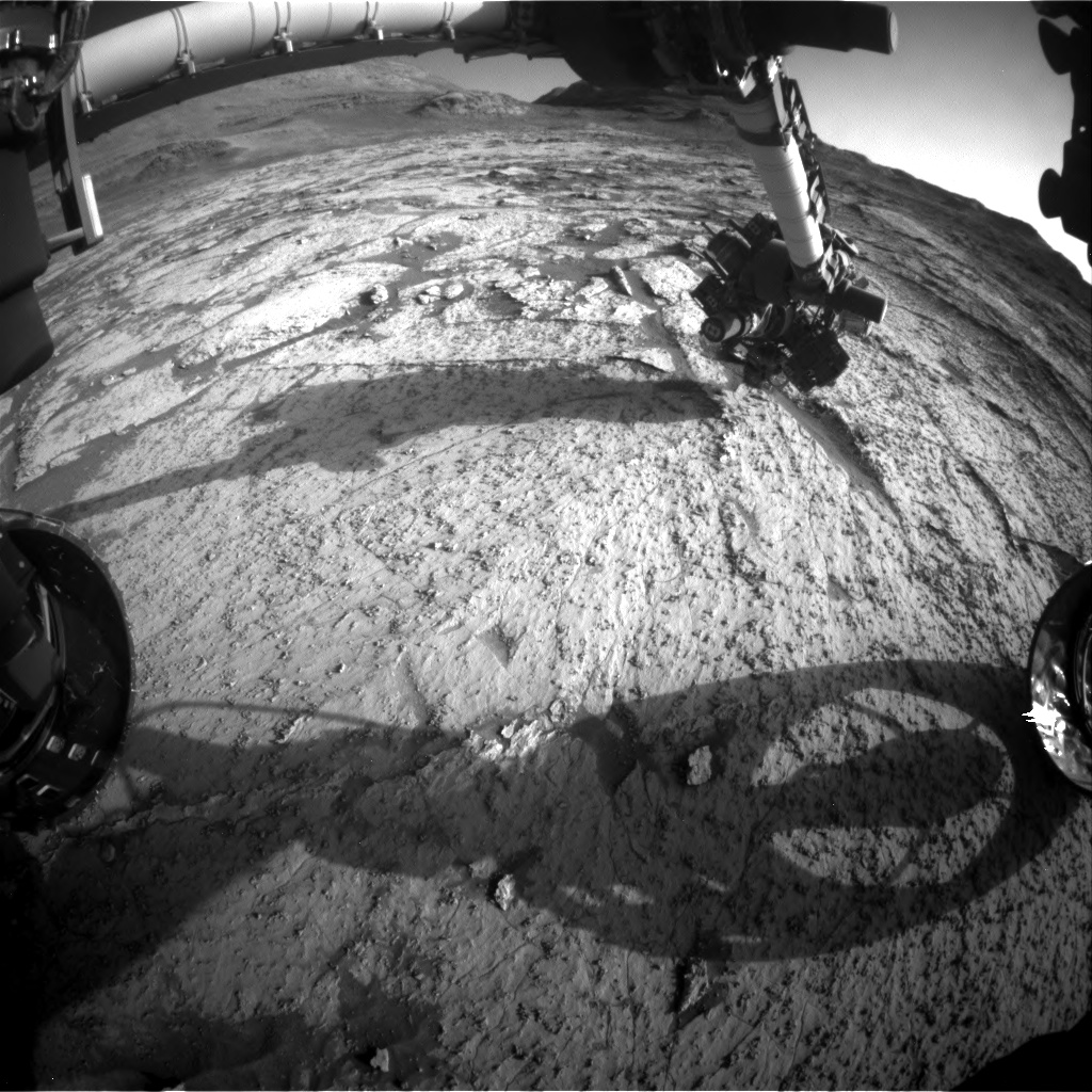 Nasa's Mars rover Curiosity acquired this image using its Front Hazard Avoidance Camera (Front Hazcam) on Sol 3144, at drive 2130, site number 88