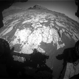 Nasa's Mars rover Curiosity acquired this image using its Front Hazard Avoidance Camera (Front Hazcam) on Sol 3145, at drive 2328, site number 88