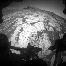 Nasa's Mars rover Curiosity acquired this image using its Front Hazard Avoidance Camera (Front Hazcam) on Sol 3145, at drive 2340, site number 88