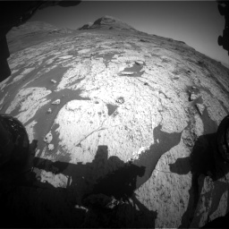 Nasa's Mars rover Curiosity acquired this image using its Front Hazard Avoidance Camera (Front Hazcam) on Sol 3145, at drive 2346, site number 88