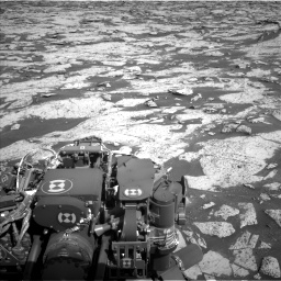 Nasa's Mars rover Curiosity acquired this image using its Left Navigation Camera on Sol 3145, at drive 2388, site number 88