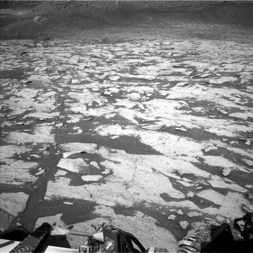Nasa's Mars rover Curiosity acquired this image using its Left Navigation Camera on Sol 3145, at drive 2422, site number 88