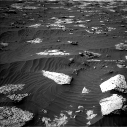 Nasa's Mars rover Curiosity acquired this image using its Left Navigation Camera on Sol 3147, at drive 2710, site number 88