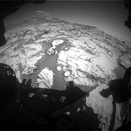 Nasa's Mars rover Curiosity acquired this image using its Front Hazard Avoidance Camera (Front Hazcam) on Sol 3154, at drive 580, site number 89