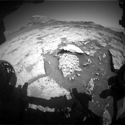 Nasa's Mars rover Curiosity acquired this image using its Front Hazard Avoidance Camera (Front Hazcam) on Sol 3154, at drive 712, site number 89