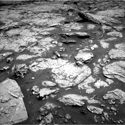 Nasa's Mars rover Curiosity acquired this image using its Left Navigation Camera on Sol 3154, at drive 664, site number 89