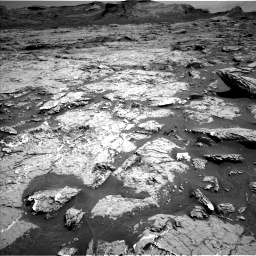 Nasa's Mars rover Curiosity acquired this image using its Left Navigation Camera on Sol 3154, at drive 676, site number 89