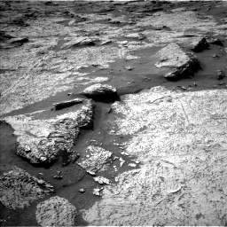 Nasa's Mars rover Curiosity acquired this image using its Left Navigation Camera on Sol 3156, at drive 910, site number 89