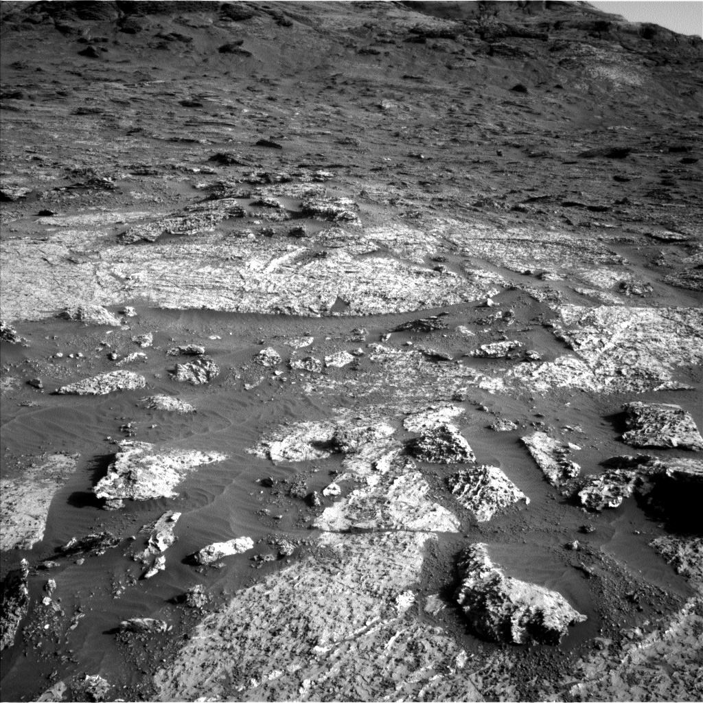 Nasa's Mars rover Curiosity acquired this image using its Left Navigation Camera on Sol 3156, at drive 1082, site number 89