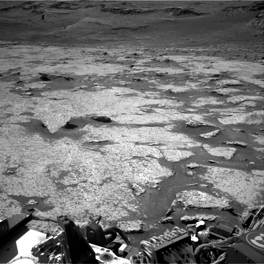 Nasa's Mars rover Curiosity acquired this image using its Right Navigation Camera on Sol 3157, at drive 1082, site number 89