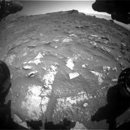 Nasa's Mars rover Curiosity acquired this image using its Front Hazard Avoidance Camera (Front Hazcam) on Sol 3158, at drive 1358, site number 89