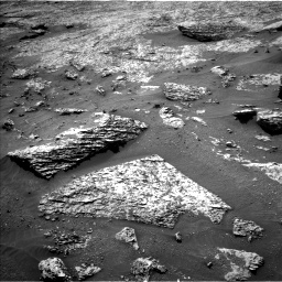 Nasa's Mars rover Curiosity acquired this image using its Left Navigation Camera on Sol 3158, at drive 1154, site number 89