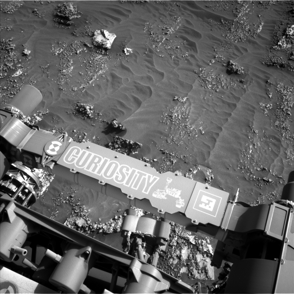 Nasa's Mars rover Curiosity acquired this image using its Left Navigation Camera on Sol 3158, at drive 1466, site number 89