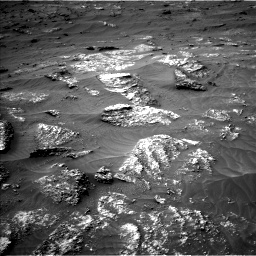 Nasa's Mars rover Curiosity acquired this image using its Left Navigation Camera on Sol 3161, at drive 1688, site number 89
