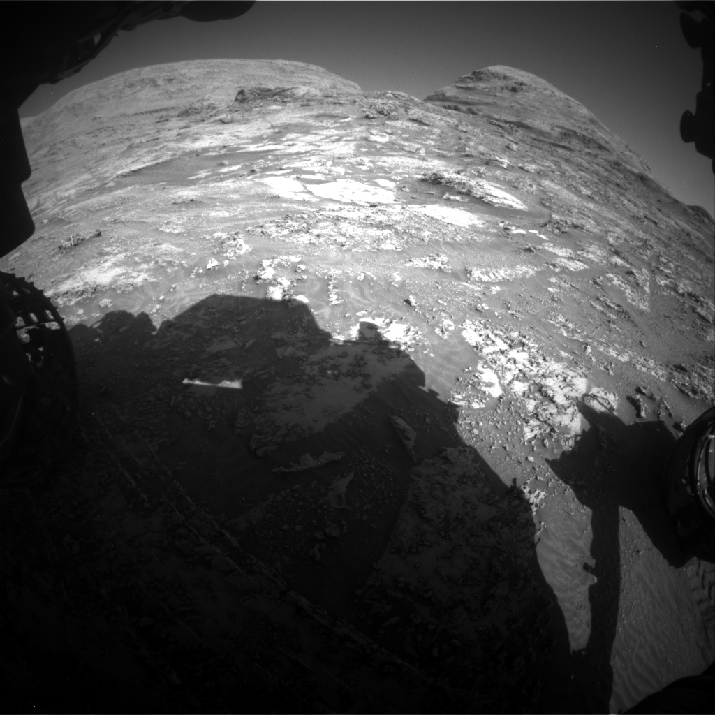 Nasa's Mars rover Curiosity acquired this image using its Front Hazard Avoidance Camera (Front Hazcam) on Sol 3163, at drive 1940, site number 89