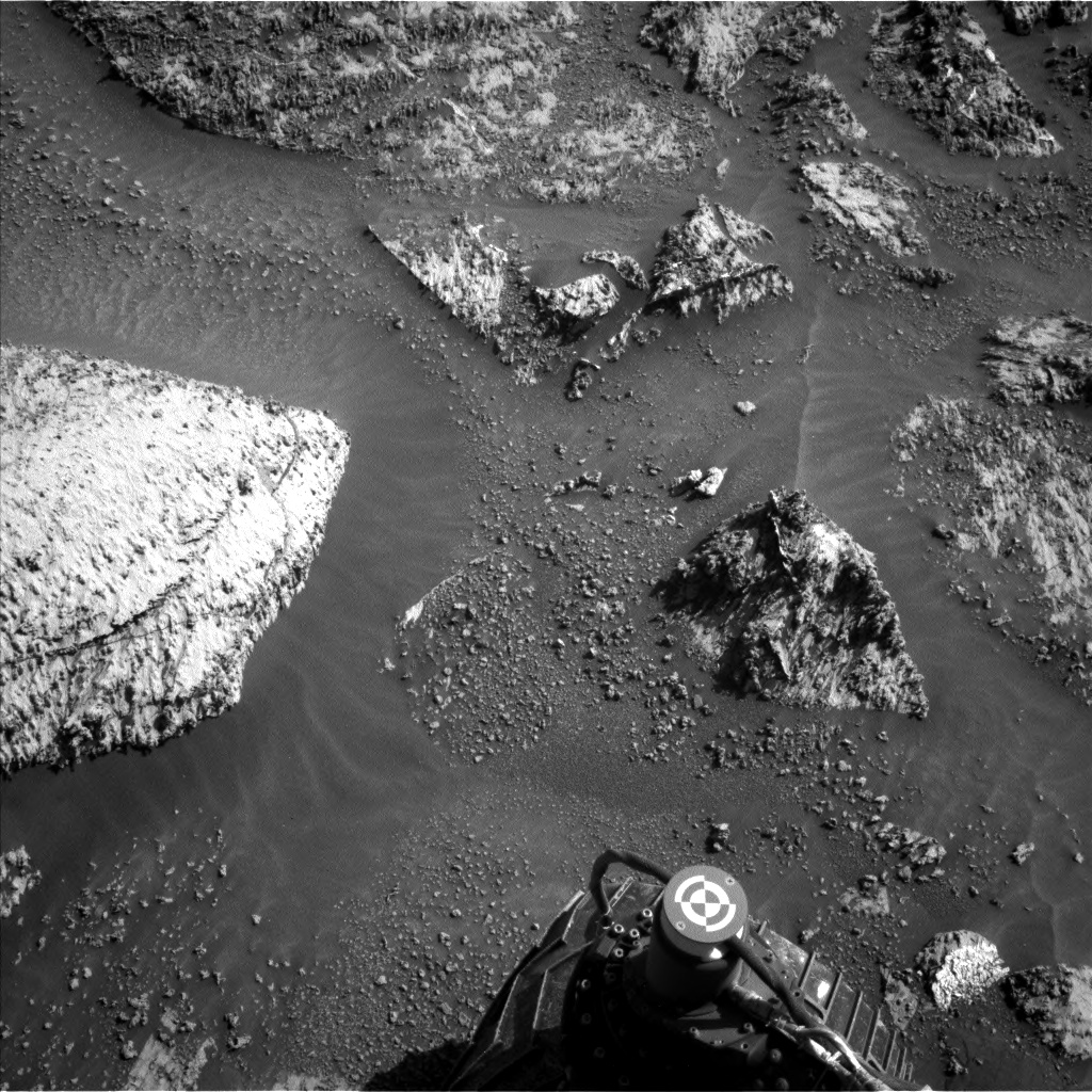 Nasa's Mars rover Curiosity acquired this image using its Left Navigation Camera on Sol 3163, at drive 1974, site number 89
