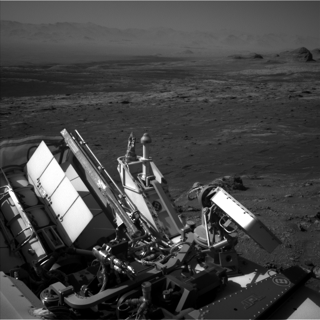 Nasa's Mars rover Curiosity acquired this image using its Left Navigation Camera on Sol 3163, at drive 1974, site number 89