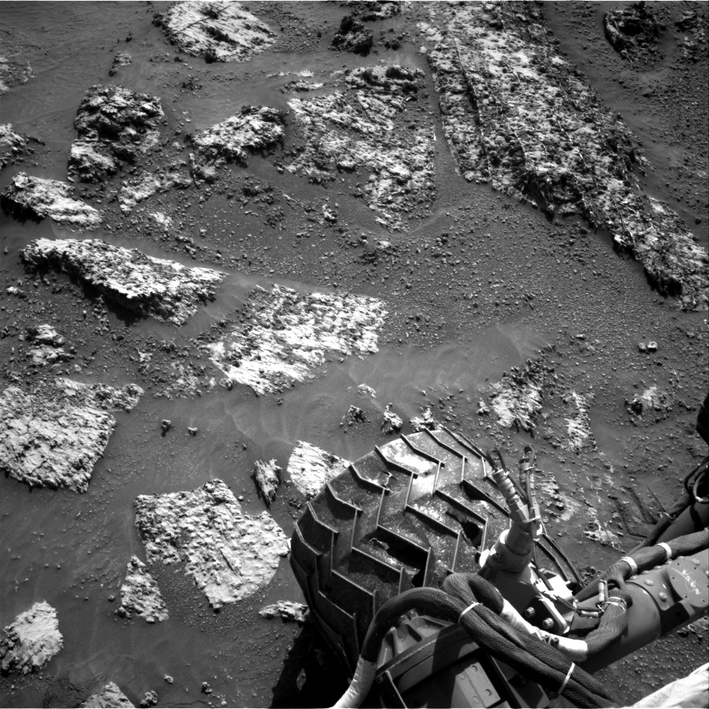 Nasa's Mars rover Curiosity acquired this image using its Right Navigation Camera on Sol 3163, at drive 1974, site number 89