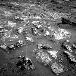 Nasa's Mars rover Curiosity acquired this image using its Left Navigation Camera on Sol 3165, at drive 1986, site number 89
