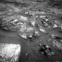 Nasa's Mars rover Curiosity acquired this image using its Left Navigation Camera on Sol 3183, at drive 1998, site number 89