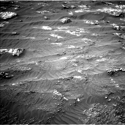Nasa's Mars rover Curiosity acquired this image using its Left Navigation Camera on Sol 3185, at drive 2166, site number 89