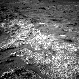 Nasa's Mars rover Curiosity acquired this image using its Left Navigation Camera on Sol 3185, at drive 2370, site number 89