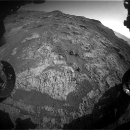 Nasa's Mars rover Curiosity acquired this image using its Front Hazard Avoidance Camera (Front Hazcam) on Sol 3190, at drive 2836, site number 89