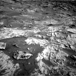 Nasa's Mars rover Curiosity acquired this image using its Left Navigation Camera on Sol 3190, at drive 2800, site number 89