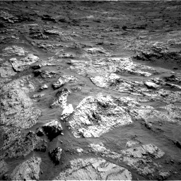 Nasa's Mars rover Curiosity acquired this image using its Left Navigation Camera on Sol 3190, at drive 2818, site number 89