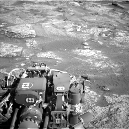 Nasa's Mars rover Curiosity acquired this image using its Left Navigation Camera on Sol 3190, at drive 2824, site number 89
