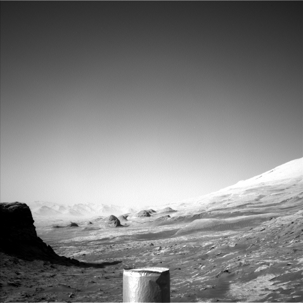 Nasa's Mars rover Curiosity acquired this image using its Left Navigation Camera on Sol 3190, at drive 0, site number 90