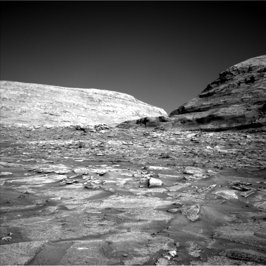 Nasa's Mars rover Curiosity acquired this image using its Left Navigation Camera on Sol 3190, at drive 0, site number 90