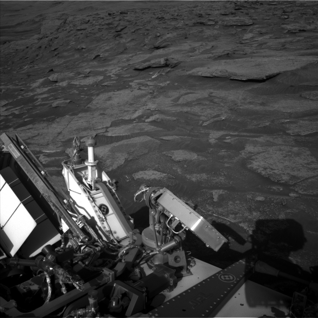 Nasa's Mars rover Curiosity acquired this image using its Left Navigation Camera on Sol 3190, at drive 0, site number 90