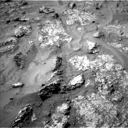 Nasa's Mars rover Curiosity acquired this image using its Left Navigation Camera on Sol 3192, at drive 84, site number 90