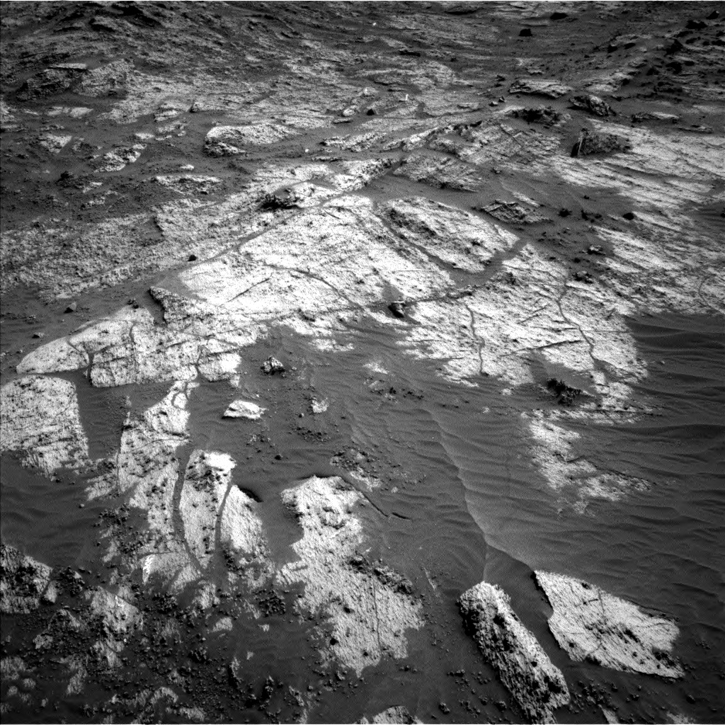 Nasa's Mars rover Curiosity acquired this image using its Left Navigation Camera on Sol 3192, at drive 186, site number 90