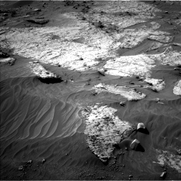 Nasa's Mars rover Curiosity acquired this image using its Left Navigation Camera on Sol 3195, at drive 298, site number 90