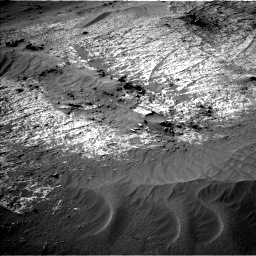 Nasa's Mars rover Curiosity acquired this image using its Left Navigation Camera on Sol 3195, at drive 400, site number 90
