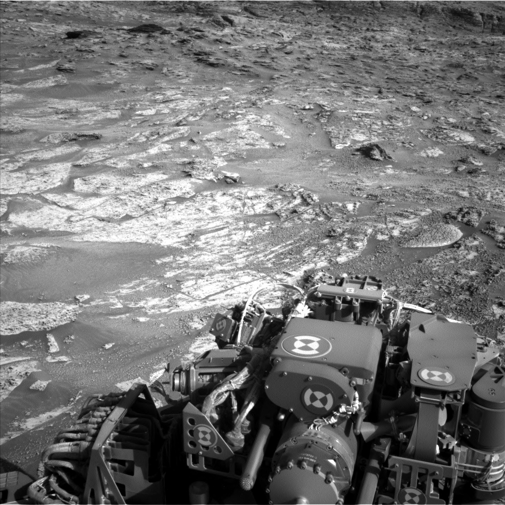Nasa's Mars rover Curiosity acquired this image using its Left Navigation Camera on Sol 3195, at drive 460, site number 90