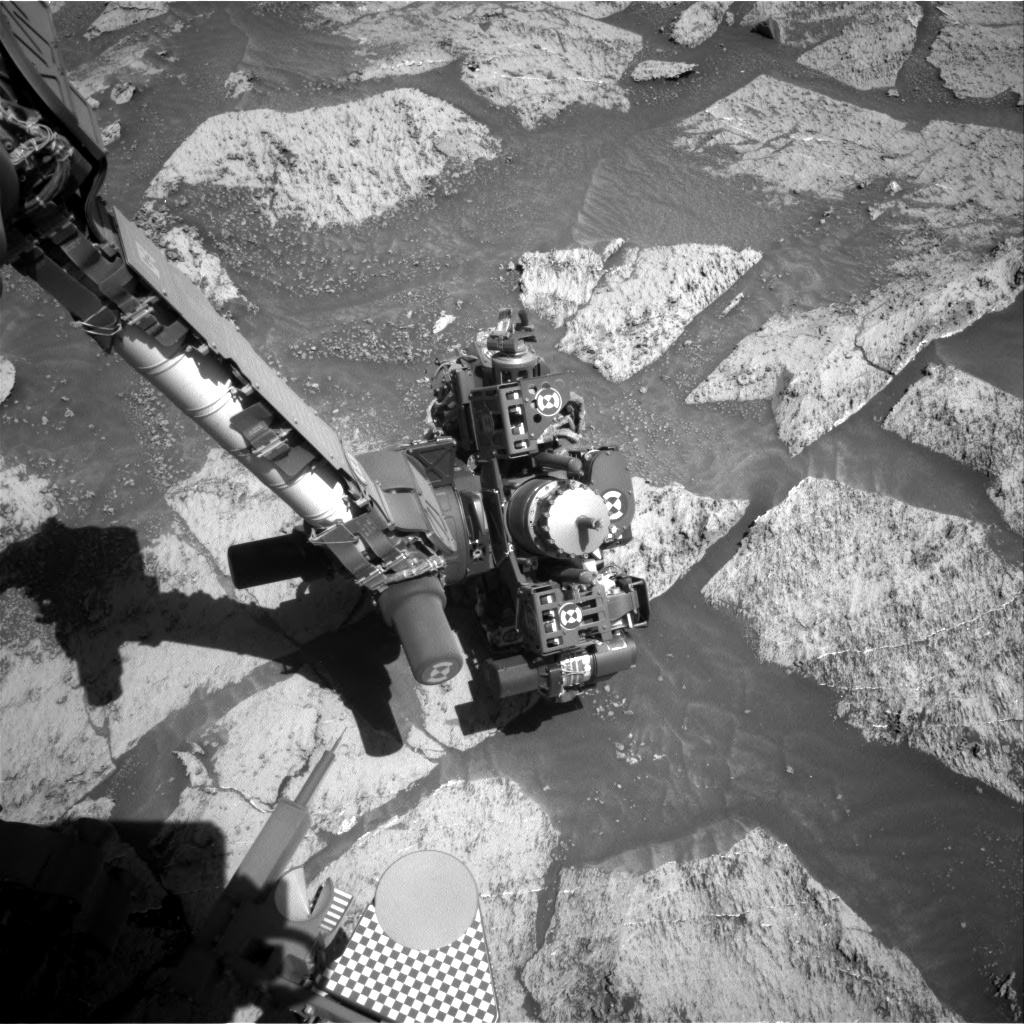 Nasa's Mars rover Curiosity acquired this image using its Right Navigation Camera on Sol 3195, at drive 232, site number 90