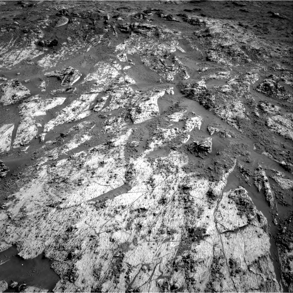 Nasa's Mars rover Curiosity acquired this image using its Right Navigation Camera on Sol 3195, at drive 424, site number 90