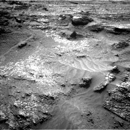 Nasa's Mars rover Curiosity acquired this image using its Left Navigation Camera on Sol 3197, at drive 682, site number 90