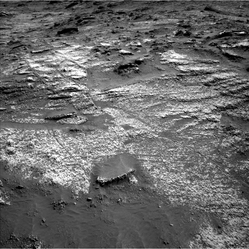 Nasa's Mars rover Curiosity acquired this image using its Left Navigation Camera on Sol 3197, at drive 736, site number 90
