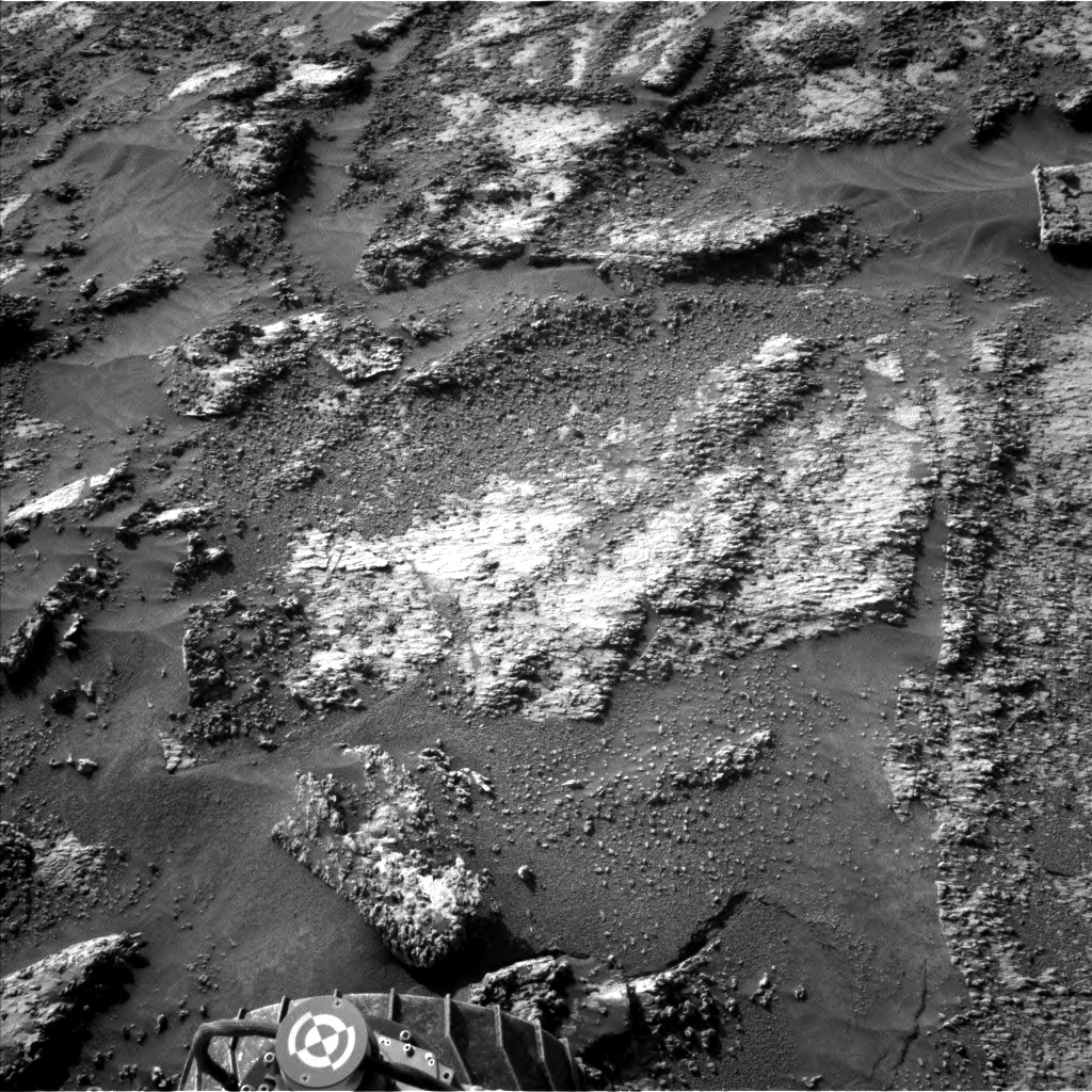 Nasa's Mars rover Curiosity acquired this image using its Left Navigation Camera on Sol 3197, at drive 772, site number 90
