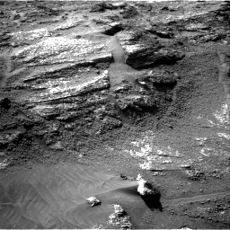 Nasa's Mars rover Curiosity acquired this image using its Right Navigation Camera on Sol 3197, at drive 736, site number 90