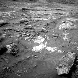 Nasa's Mars rover Curiosity acquired this image using its Left Navigation Camera on Sol 3199, at drive 838, site number 90
