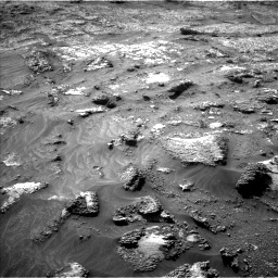 Nasa's Mars rover Curiosity acquired this image using its Left Navigation Camera on Sol 3199, at drive 850, site number 90