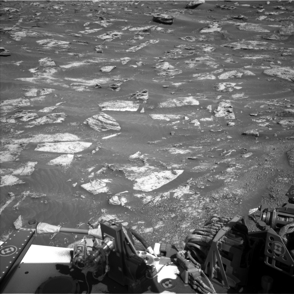 Nasa's Mars rover Curiosity acquired this image using its Left Navigation Camera on Sol 3199, at drive 892, site number 90