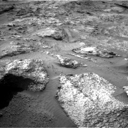 Nasa's Mars rover Curiosity acquired this image using its Left Navigation Camera on Sol 3202, at drive 892, site number 90