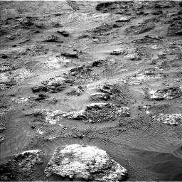 Nasa's Mars rover Curiosity acquired this image using its Left Navigation Camera on Sol 3202, at drive 964, site number 90